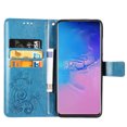 thumbnail image 4 of Galaxy S20 Ultra Case, Allytech Slim PU Leather Kickstand Wireless Charging Support Magnetic Closure Hand Strap Full Protective Wallet Case Cover for Samsung Galaxy S20 Ultra 6.9", Blue, 4 of 6