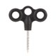 thumbnail image 1 of Clavijas de tierra para acampar al aire libre, gancho de punta de tornillo, hebilla de cuerda, clavija de tienda, negro, 5 uds. JShteea El nuevo, 1 of 8