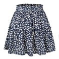 thumbnail image 4 of GPOECD Jupe Courte Femme Mode Fête Robe en Maille à Paillettes Tempérament Bas Banane Pack Jupes pour Femmes 01_Navy,S, 4 of 4