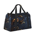 thumbnail image 2 of Disketp Elegant Gold Scrollwork Bolsa de Viaje Tipo Duffle, Bolso de Mano para Fin de Semana para Mujer, Bolsa de Gimnasio Ligera para Hombre, Esencial para Viajes, 2 of 7
