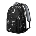 thumbnail image 2 of Steampunk Gothic Student Backpack Durable Waterproof School Bag with Dark Celestial Elements Print, Breathable Padding, Adjustable Straps for Outdoor Adventures and Commuting, 2 of 6