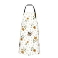 thumbnail image 2 of Lsque Bees And Flowers Waterproof Apron Chef Aprons for Men Heavy Duty Chemical Work Apron Extra Long Grilling Aprons with Adjustable Bib Apron, 2 of 9