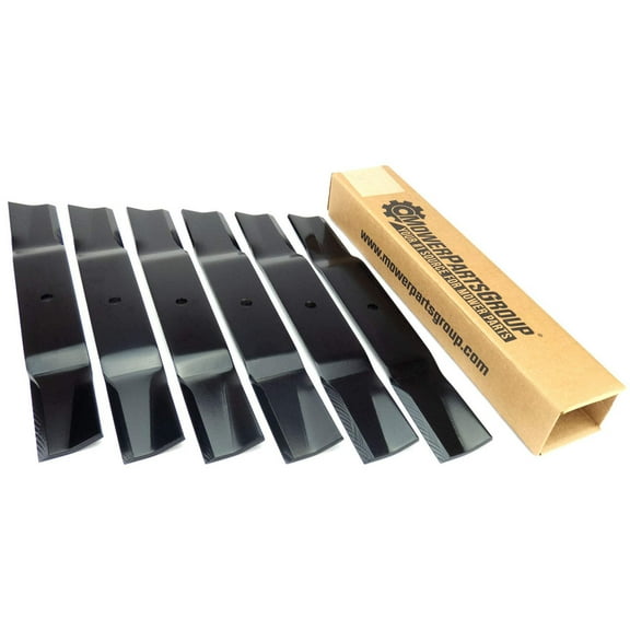 (6) Standard Lift Blades Compatible With Grasshopper 52" 320236, 70104, 70104KT