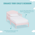 Dream On Me Sydney Toddler Bed, Blush Pink