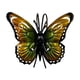 thumbnail image 2 of Colgante de maceta con forma de insecto, de metal y vidrio pintado, con personalidad de planta verde en maceta., 2 of 4