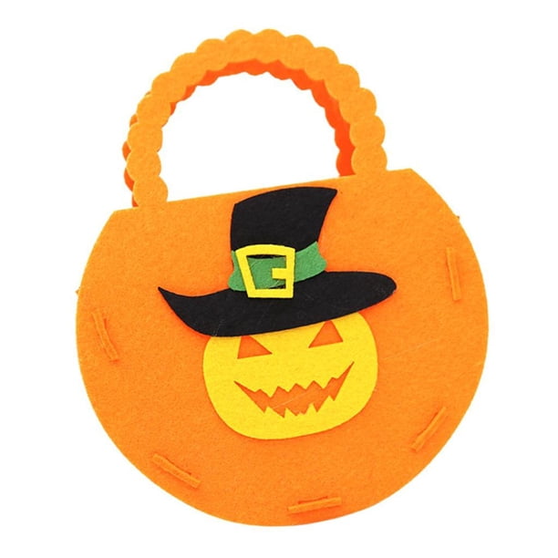 1 Bolsa de Calabaza para Haloween para Haloween Disfraces Decoración de Bricolaje UN perfecl Bolso de Holloween Candy