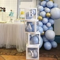 thumbnail image 7 of ZHANGHENG Baby Shower Boxes Party Decorations – 4 pcs Transparent Balloon Boxes Décor with Letters Baby Blocks Design for Baby Shower Gender Reveal Backdrop, 7 of 7