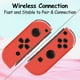 thumbnail image 3 of Control remoto para Nintendo Switch, compatible con vibración dual/control de movimiento/captura de pantalla/activación (rojo), 3 of 8