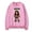 Pink, variant on AJ Lee 8 Bit Merch Crewneck Sweatshirts Cosplay Women Men Fashion Long Sleeve Stylish Y2K Design Top