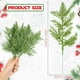 thumbnail image 3 of Cateissary 30 Uds. De magia navideña con ramitas de purpurina, decoraciones para árboles de Navidad blancos, ramas de pino artificiales oro 30 Uds., 3 of 6
