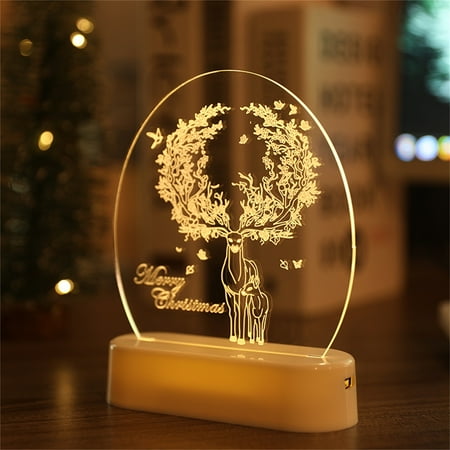 

Sehao Home Decor LED Night Light 3D Night Light Room Decoration Lights Christmas Gifts