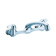 Homewerks Woldwide 3190-43-CH-BC-Z Two Handle Wall Mount Kitchen Chrome Faucet