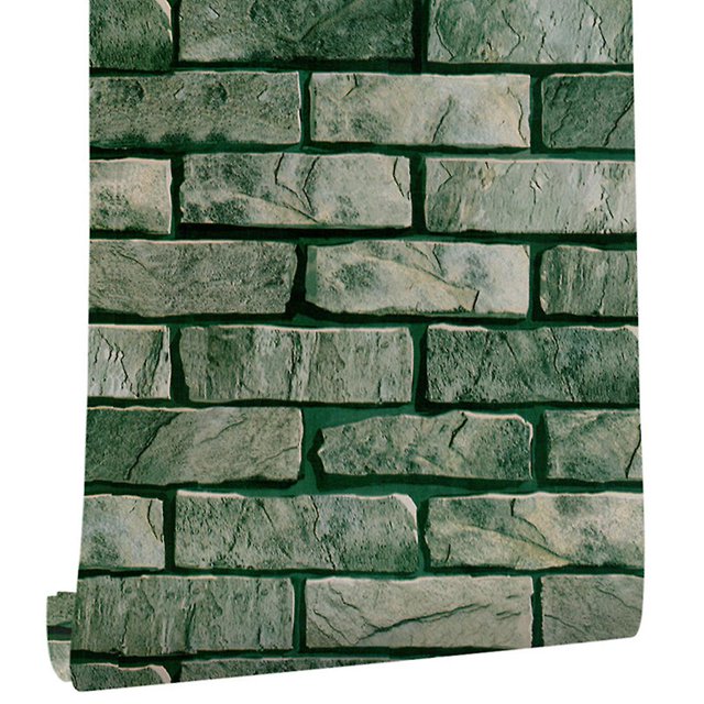 Etiqueta de la pared impermeable, papel tapiz 3d autoadhesivo de piedra de ladrillo para el hogar, sala de estar, cocina, decoración del baño, pegatinas de Pvc extraíbles