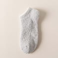 thumbnail image 2 of Fabrcox Fuzzy Slipper Socks, Unisex Thicken Plush Non Slip Winter Warm Casual Indoor Floor Socks for Home Sleeping (Light Gray), 2 of 6