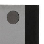 Gallery Solutions Black Wall-Mounted Curio & Shot Glass Display Case - 17x 32 Glass Door