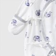 thumbnail image 5 of CAUYDY Preemie Boy Coming Home Outfits Baby Clothing Fall Winter Newborn Long Sleeve Sleepers Infant Boys Cute Romper Bodysuit 0 3 6 9 12 18 24 Months Dark Gray for Sizes Newborn, 5 of 6