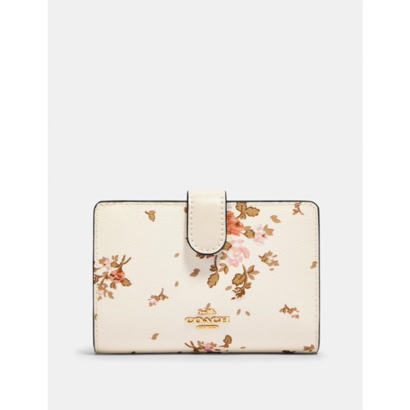 coach rose bouquet wristlet