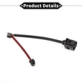 thumbnail image 6 of 1pc Car Rear Brake Pad Wear Sensor for Audi Q7 2006-2010 No.7L0907637C TPU Rubber Black, 6 of 6