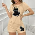thumbnail image 3 of Censtreet Women's Pajama Sets Halloween Short Sleeve Pjs 2 Piece Top and Shorts Sleepwear Comfy Soft Lounge Sets S-XL, 3 of 7