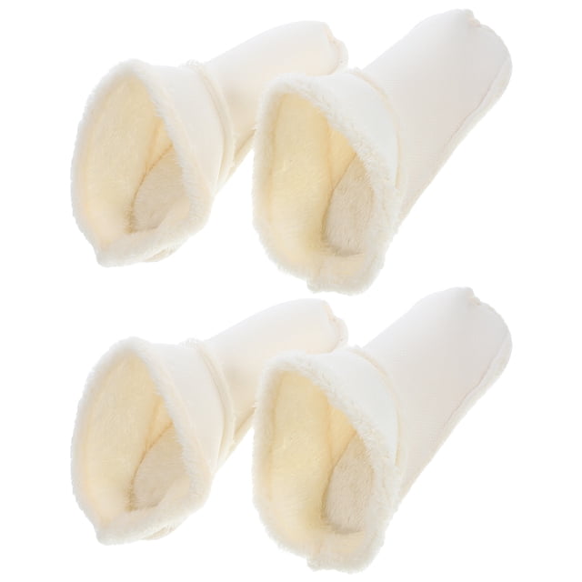 FELTECHELECTR 2 pares de pantuflas cálidas con forro para zuecos y funda interior para sandalia con cojín interior