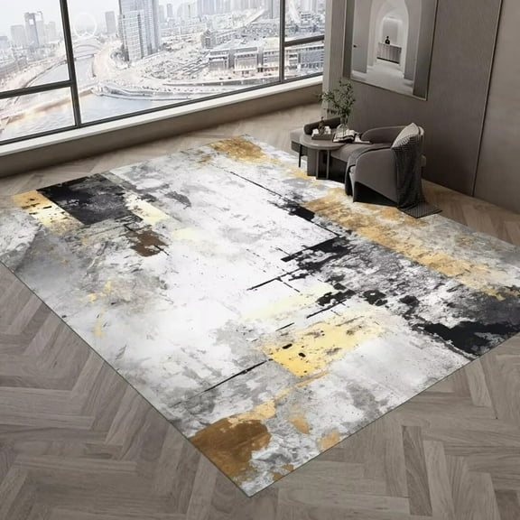 Ins Modern Large for Carpet Living Room 160x230cm Home Decoration Abstract Area Rugs Bedroom Washable Rug Cloakroom Soft Mats