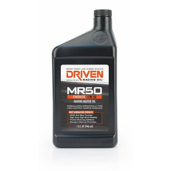 Driven Racing Oil MR50 15w50 Marine Oil 1 Qt Bottle