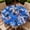 Blue Splash, variant on ARTSLION Round Outdoor Tablecloth For Up To 36in With Umbrella Hole & Zipper Waterproof Elastic Edge Fitted Table Cover Big Sunflower For Patio Picnic Party, Denim Patch