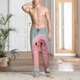thumbnail image 2 of Rateoe Adorable Pink Fluffy Birds Pattern Men’s Ultra-Soft Comfy Pajama Lounge Pants Sleepwear,Comfortable Lounge Wear,lightweight Pajamas, Casual Home Wear-Large, 2 of 6
