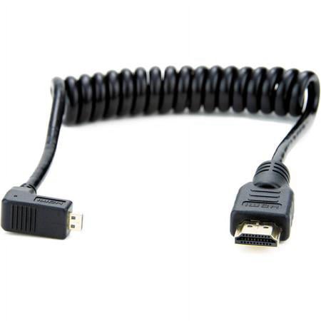 UPC: 0853815005667 | atomos 11.81 /30cm coiled right angled micro hdmi ninja star recorder
