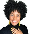 thumbnail image 3 of Women's Fashion Wig Black Synthetic Hairshort Wigs hair Wave, 3 of 5