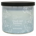 thumbnail image 1 of Mainstays 3-Wick Textured Wrapped Clouds and Rainbows Scented Candle, 14 oz, 1 of 6