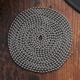 thumbnail image 4 of EeaseMX OUNONA Cadena de bolas de 3 metros de longitud Diámetro de 2,4 mm con 10 conectores a juego Cadena de cuentas de metal, 4 of 7
