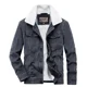 thumbnail image 4 of Abrigos a prueba de viento Ropa de hombre Chaqueta holgada de un solo pecho Chaqueta de pana para hombre Abrigo Chaqueta de invierno Abrigo de moda Abrigo informal de felpa, 4 of 5