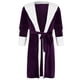 thumbnail image 2 of Batas Prolriy para mujer, bata larga de felpa de invierno, abrigo con mangas, ropa de mujer, bata de baño, ropa de dormir para mujer, bata de mujer morada S, 2 of 2