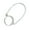 White, variant on Silicone Soft Water Bottle Sling Carrier Strap Water Bottle Handle Holder Portable Water Bottle Strap Lanyard Attachment