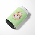 thumbnail image 3 of Pomeranian #2 Green Flowers Can or Bottle Hugger, 3 of 5
