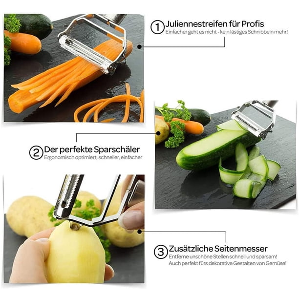 Coupes De Légumes Multifonction, Éplucheur En Acier... Du 2,44 € | DHgate
