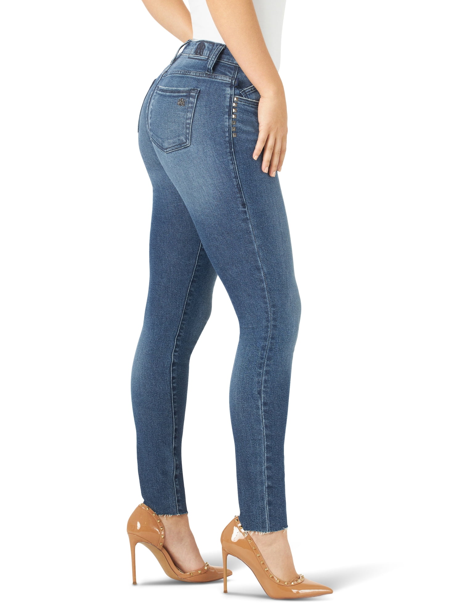 Rock & Republic Womens Denim Rx Berlin Mid Rise Skinny Jean