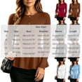 thumbnail image 4 of DYTTDG Women's Solid-Color Long-Sleeve Ribbed Cardigan | Crew Neck Button-Front Fitted Peplum Hem Knit Top for Casual & Daily Streetwear, 4 of 8