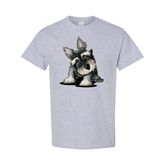 Inktastic Curious Schnauzer T-Shirt