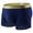 Navy, variant on Mens Underwear Fashionable Boxer Pants Ice Silk Seamless Breathable Comfortable Underwear