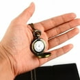thumbnail image 7 of UDIYO Retro Vintage Steampunk Quartz Necklace Carving Pendant Chain Clock Pocket Watch, 7 of 7