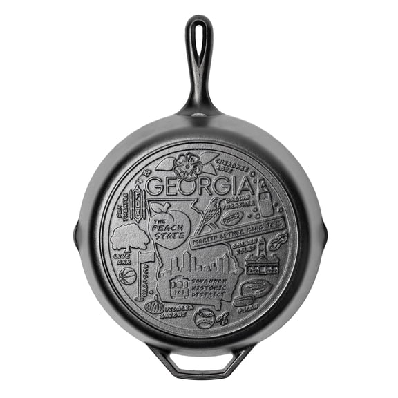 Lodge 12" Seasoned Cast Iron Skillet Georgia Road Trip