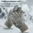 thumbnail image 4 of Btomtd Winter Gloves,Touchscreen Gloves,Thermal Gloves,Winter Knit Gloves Warm Full Men Women With Upgraded Screen -Slip Glove Fleece Lined, 4 of 9