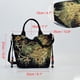 thumbnail image 2 of Bolso de hombro para mujer, bolso de mano de lona con lentejuelas brillantes bordadas con pavo real, Abody Azul oscuro con correas, 2 of 5