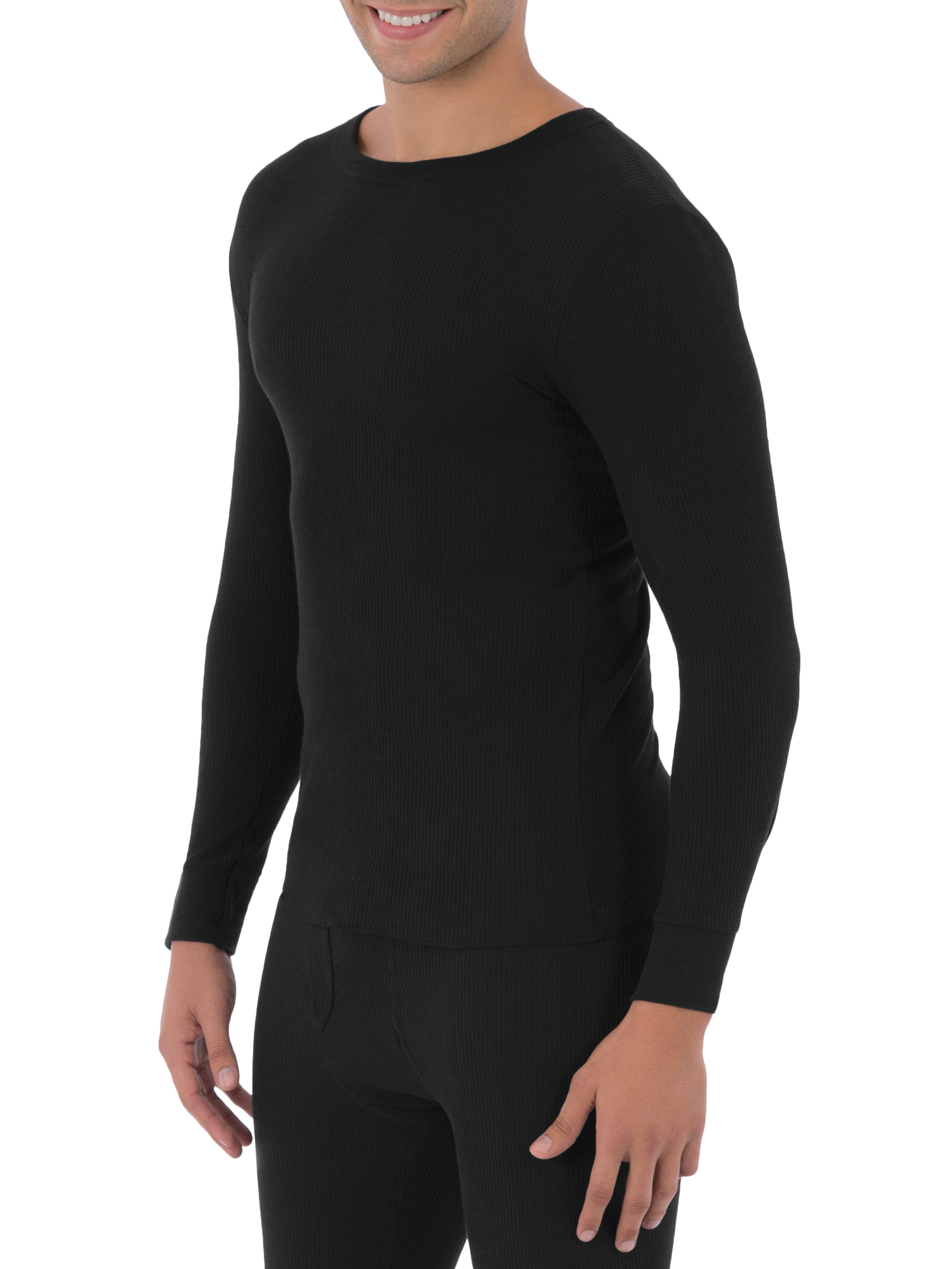 fruit of the loom men's thermal crew