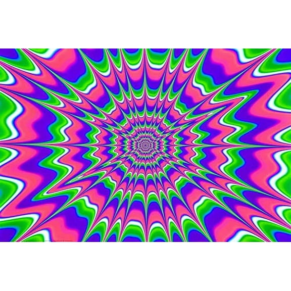 Blacklight Creeper Non-Flocked Laminated Blacklight Poster - 36.5" x 24.5"