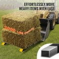 thumbnail image 2 of VEVOR Pallet Forks, 2000 lbs Clamp on Tractor Bucket Forks, 43" Total Length Heavy Duty Pallet Forks with Adjustable Stabilizer Bar, 2 of 9