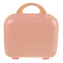 Zipper Suitcase Toiletry Bag Pink Luggage Makeup Travel Child