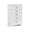 White, variant on Bowery Hill Transitional Solid Wood 5-Drawer Chest in Cherry